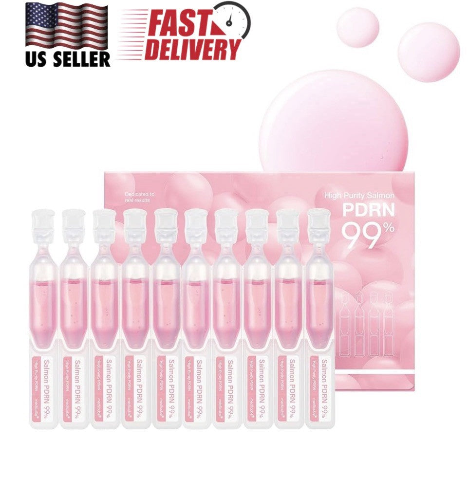 Medicube Salmon DNA PDRN Pink One Day Serum 99% Salmon DNA PDRN 0.05 Fl.Oz X 10