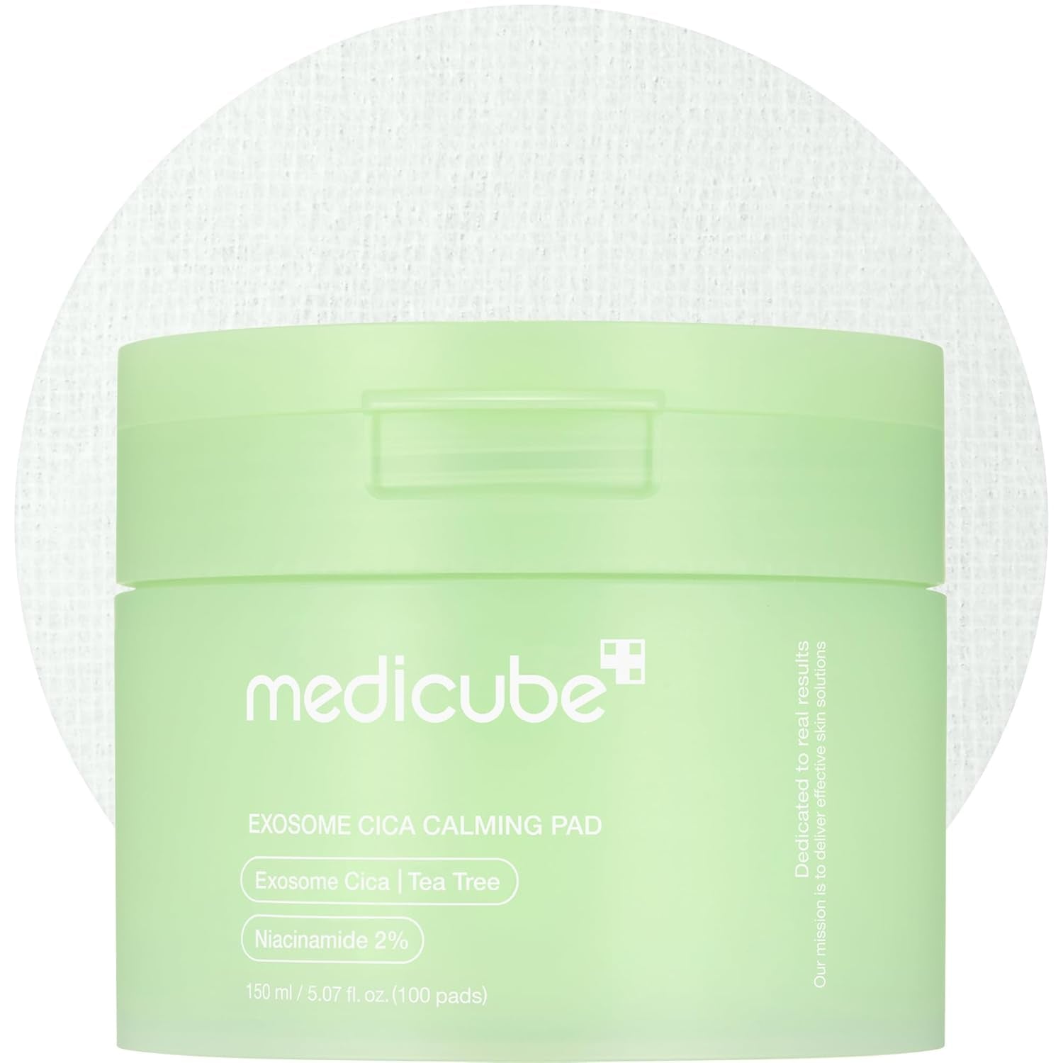 Exosome CICA Tea Tree Calming Toner Pads for Sensitive Skin with Centella Asiatica Help Reduce Redness & Breakouts. Low-Irritating & Hydrating Daily Care, Korean Skincare, Vegan (100 Pads)